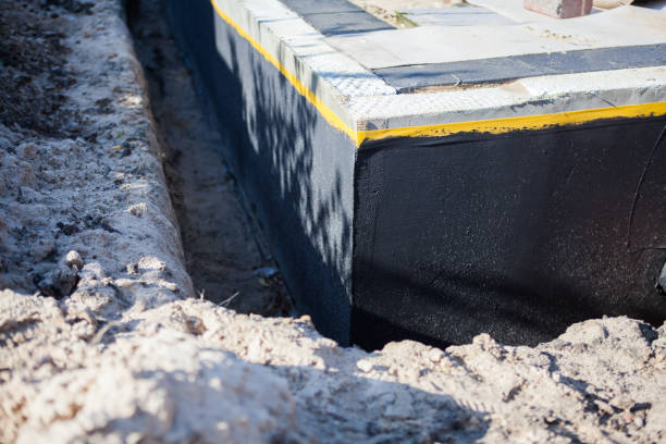 Residential Exterior Waterproofing installation at a Dousman, WI home by SJ Waterproofing Pros